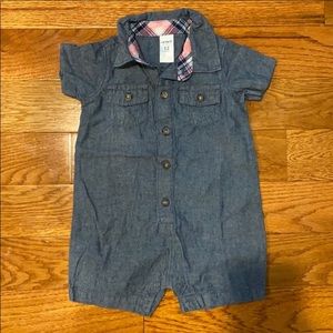Denim Romper